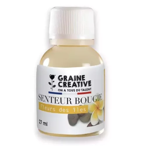 Parfum pour bougie fleurs des îles 27 ml, senteur florale exotique pour création de bougies DIY