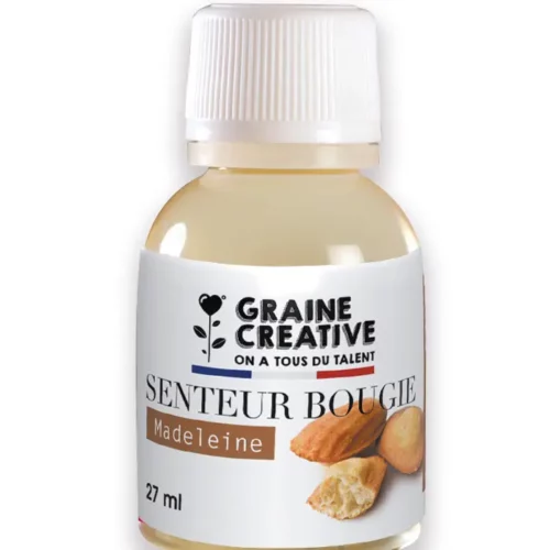 Parfum pour bougie madeleine 27 ml, senteur gourmande pour création de bougies DIY