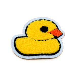 patch canard jaune fond blanc