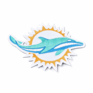 patch dauphin bleu et soleil