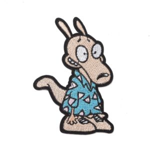 patch thermocollant brodé loup à chemise d'été (3)