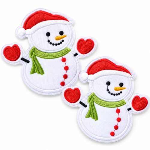 patchs bonhomme de neige lot de 2
