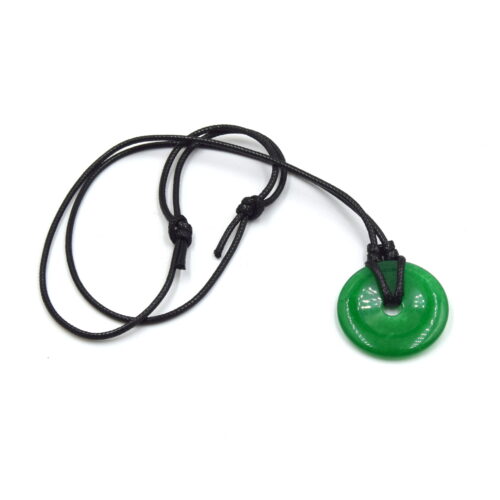 pendentif jade vert donuts 2