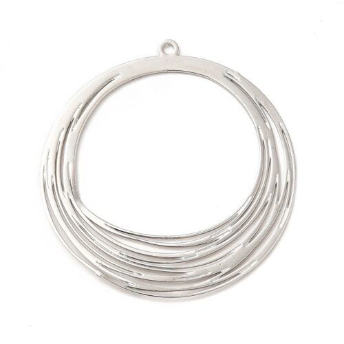 pendentif laiton filigrane platine 32mm (3)