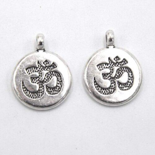 Pendentifs breloques OM Yoga 19mm