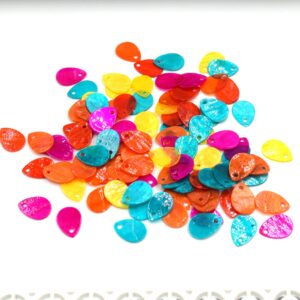 pendentifs goutte en coquille de capiz pour bijoux et activités créatives diy