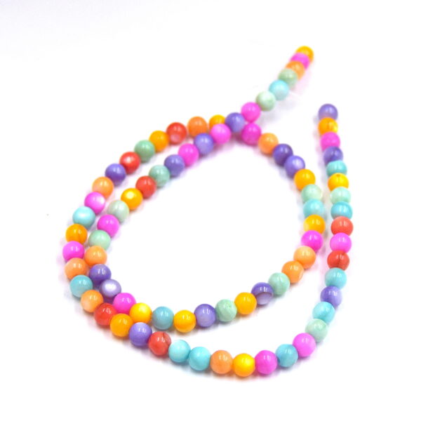 perle coquille multicolore ronde 5mm5