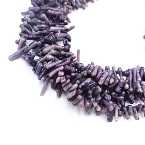 perle corail bambou violet