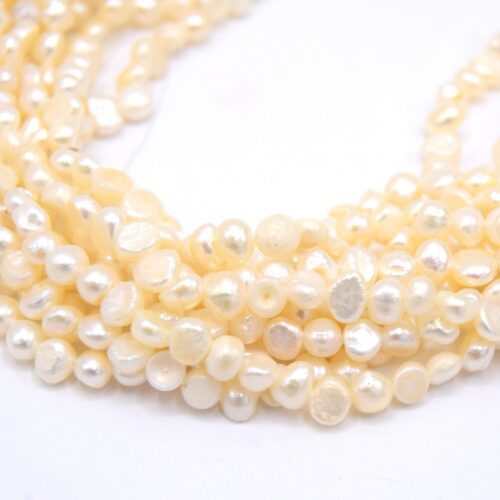 Perles d'eau douce oignon Grade "B" 4~5 mm