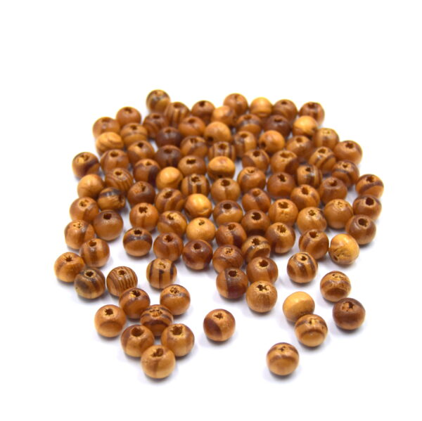 perle en bois ronde 8mm