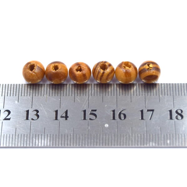 perle en bois ronde 8mm