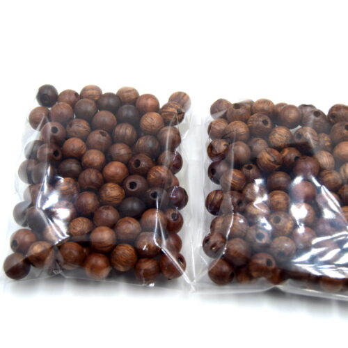 Perles en bois de chêne 10mm x200