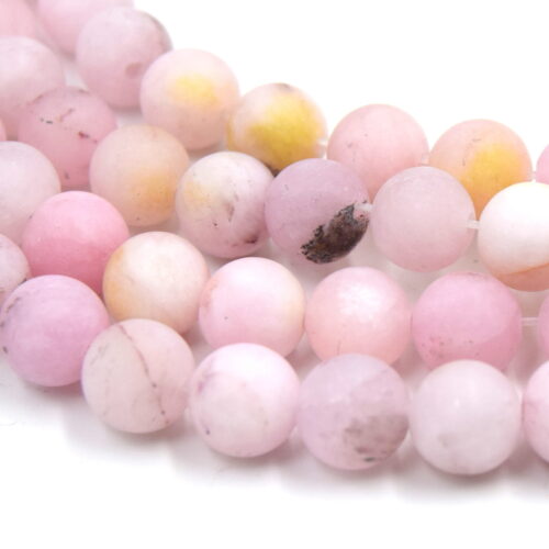 Perles de fleur de cerisier en jaspe 8mm