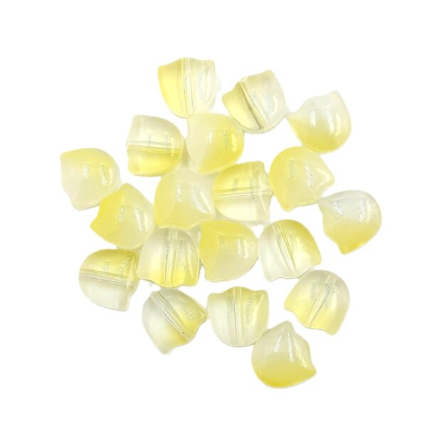 perles vernissées tulipe divers couleur