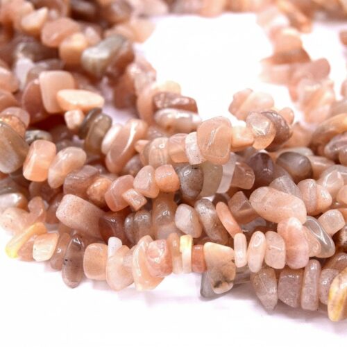 perles chips pierre de soleil pour bijoux DIY
