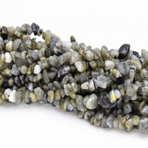 perles de labradorite chips