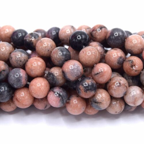 Perles de rhodonite ronde Ø8mm