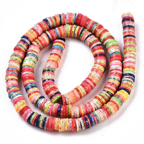perles heishi pailletees 6mm fabrication de bijoux bracelet
