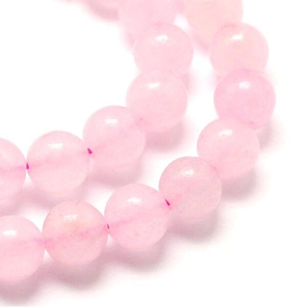 perles quartz rose 4mm ronde pour bijoux diy