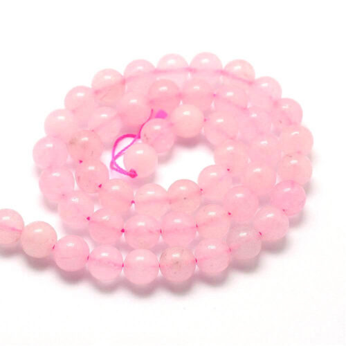 perles quartz rose 4mm ronde pour bijoux diy