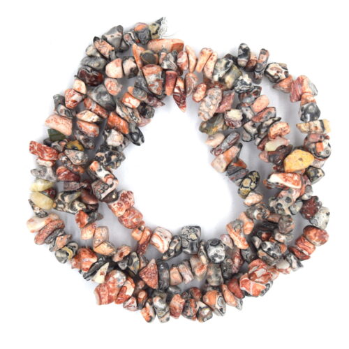 pierre chips jaspe leopard confection bijoux