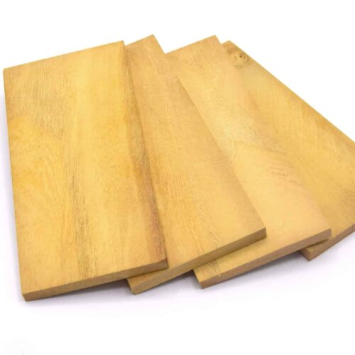 Plaquettes en bois d'acacia pour décoration et gravure 5.5 x 11.5 cm