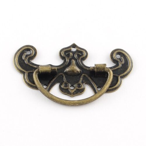 Poignée pour boite diy bronze antique lot de 10 pièces