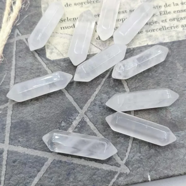 cristaux de quartz pointe double 3cm