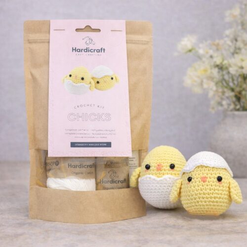 Kit crochet poussins DIY Hardicraft amigurumi Pâques