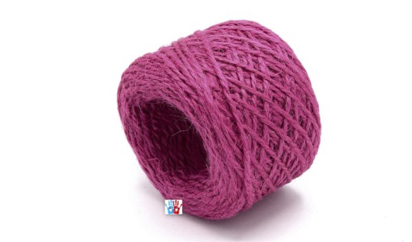 Cordon de Chanvre rose 2mm