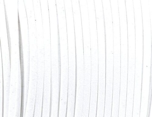cordon suédine blanche 2mm