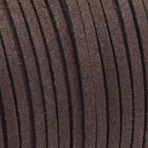 cordon suédine marron 2MM
