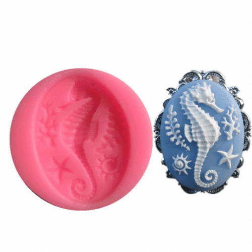 Moule  Silicone cheval de mer, hippocampe