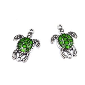 tortue connecteur carapace verte