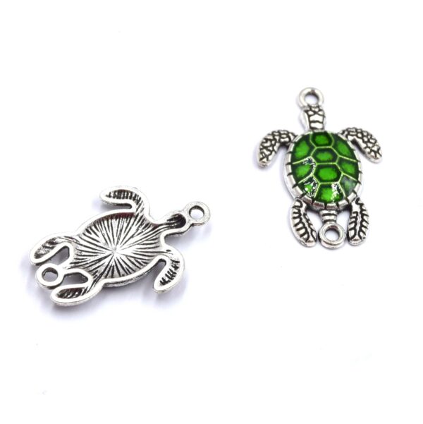 tortue connecteur carapace verte