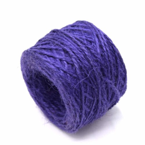 Cordon de Chanvre violet 2mm