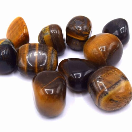 Pépites d'Œil de Tigre naturelles non percées pour création de bijoux et décoration